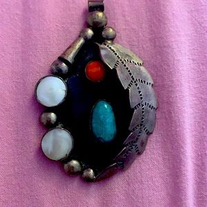 one of a kind vintage pendant . purchased in 70's on roadside in Arizona